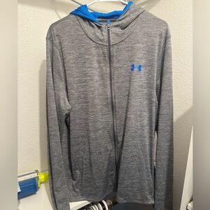 Under Armour Heather Gray Zip-Up Jacket